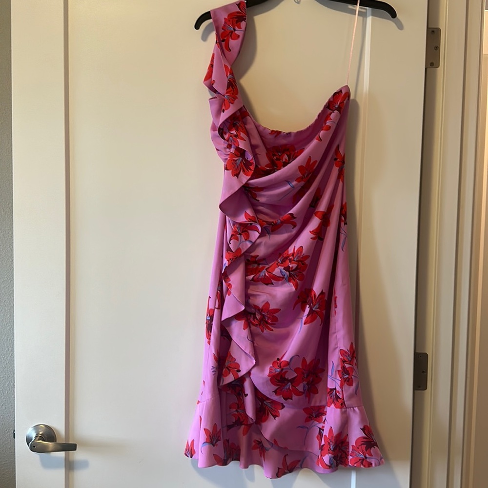 Brand new likely brand dresss one shoulder so cute and flattering